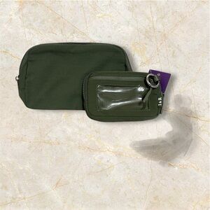 Stylish Green Crossbody/ Sling Bag Set